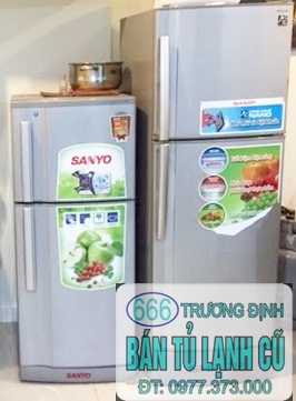 tủ lạnh cũ toshiba 120 lít giá 1.800k tại 666 Trương Định