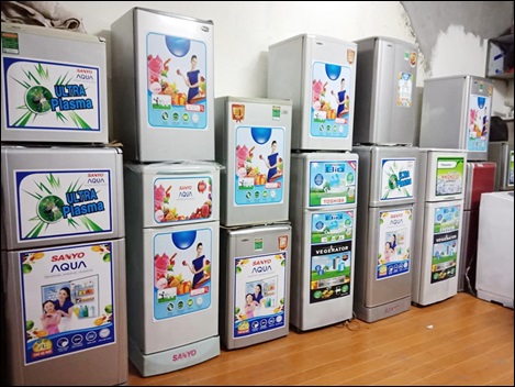 đại lý tủ lạnh, máy giặt cũ, các loại tủ đông tủ mát cũ. GIÁ RẺ