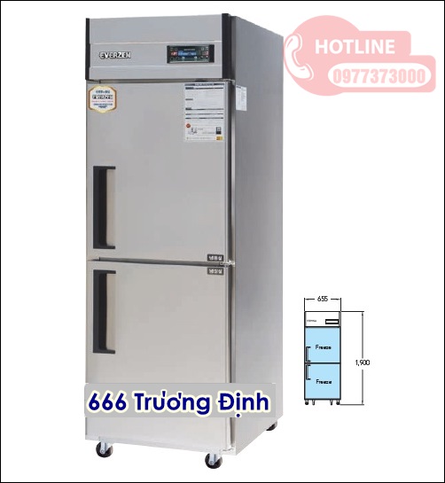 Tủ đông 2 cánh - Hàn Quốc mới 99%