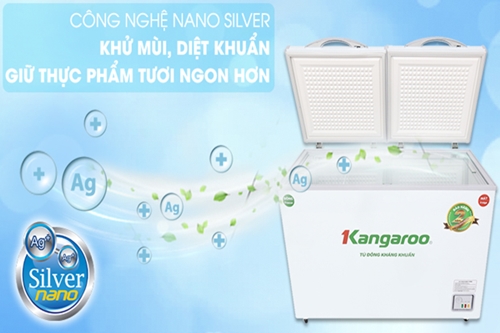 Tủ đông kháng khuẩn Kangaroo inverter Bảo hành chính hãng 20 tháng