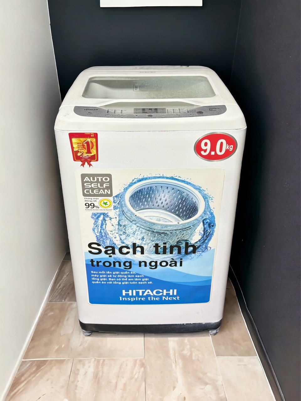 máy giặt HITACHI 9kg thanh lý